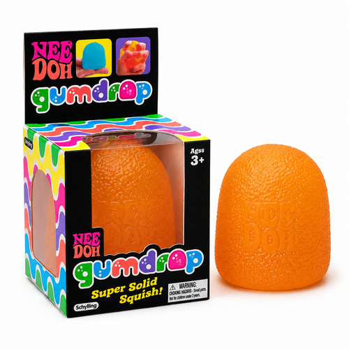 Nee Doh Gumdrop — Orange