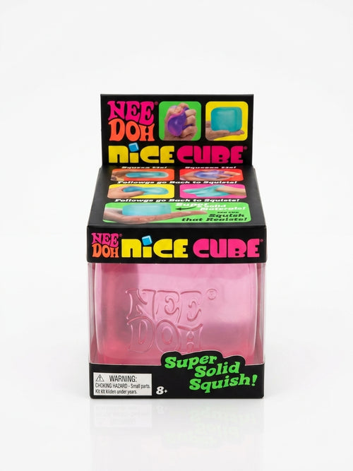 Nee Doh Nice Cube  – Pink Fidget Toy