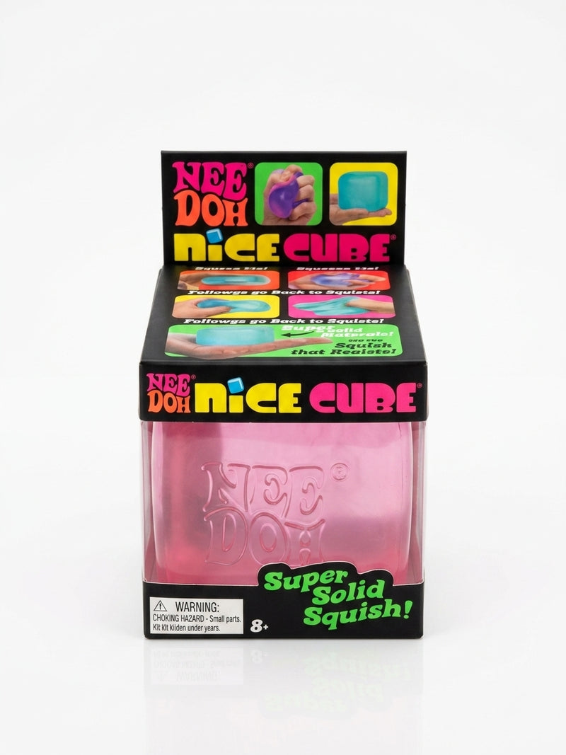 Nee Doh Nice Cube  – Pink Fidget Toy