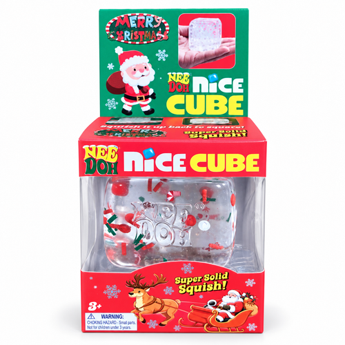 Nee Doh Nice Cube — Christmas Candy Cane