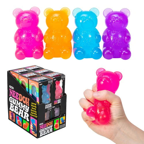 Nee Doh Gummy Bear — Purple